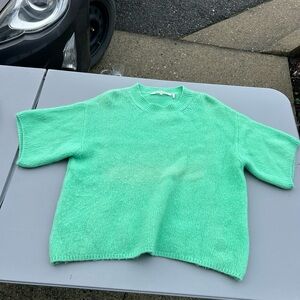 Mint Green Women's Crew Neck Sweater